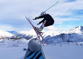 Action am Stubaier Gletscher