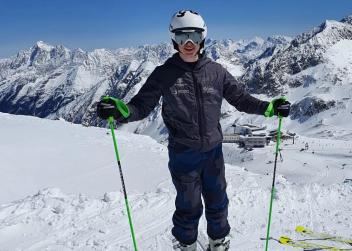 Endlich wieder auf Skiern am Stubaier Gletscher