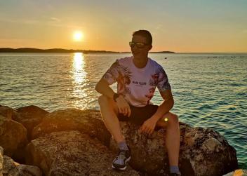 Sonnenuntergang in Kroatien